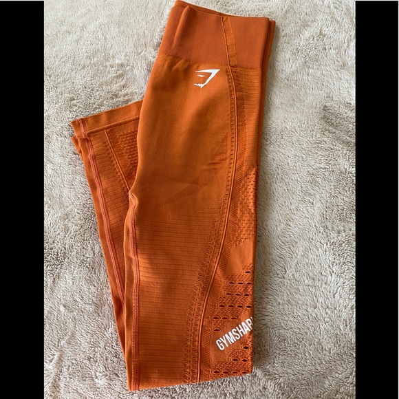 Orange Gymshark leggings - Picture 2 of 2